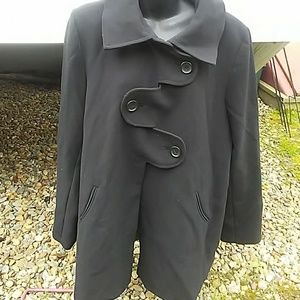 NWT George Simonton Black Coat